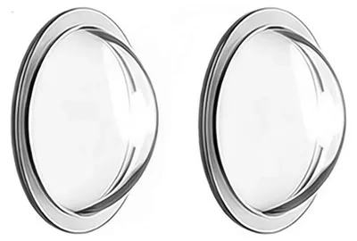 2er-Set Kameralinsen-Schutzfolie, wasserdicht, transparent, 1,7 x 0,6 cm