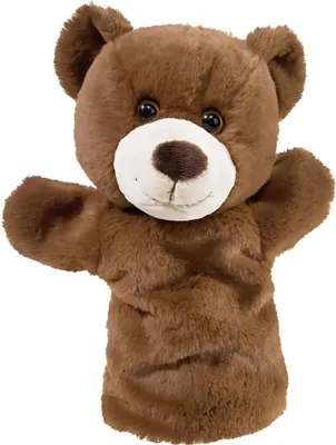 Immagine prodotto di Heunec burattino di peluche - orso bruno - 25 cm - giocattolo per teatro di figura
