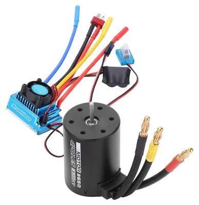 Bürstenloser Motor 3650 2300KV + 80A ESC für 1/10 RC-Auto