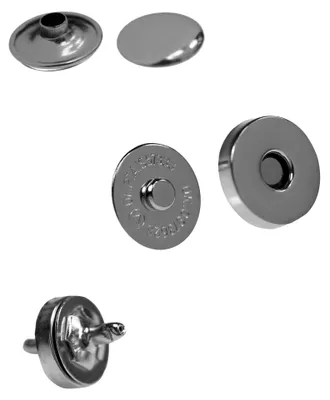 Produktbild von 10 Magnet-Knöpfe Magnet-Verschlüsse Taschenverschluss Nähen Basteln Tasche Alben