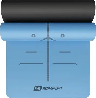 Produktbild von Hop-sport Podložka na jógu 0,5cm modrá I podložka na cvičení I Jógamatka