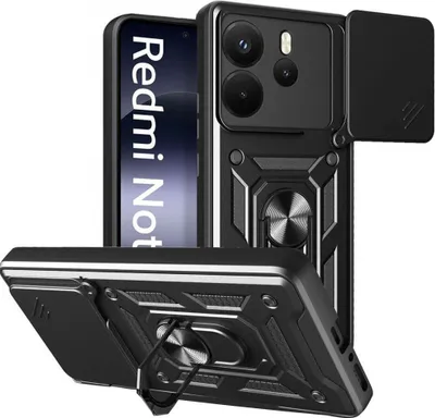 Produktbild von Mobiili tagakaas Tech-Protect Redmi Note 14 4G CamShield Pro, must