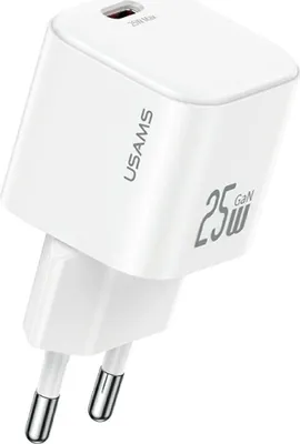 Immagine prodotto di Usams Serie Jc Cc289 25W Gan Mini Caricatore Veloce Usb-C Bianco