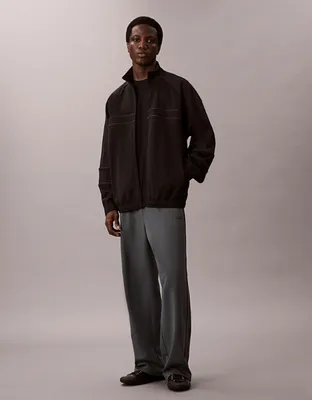 Produktbild von Calvin Klein Full-Zip Sweatshirt mit Stehkragen, leicht, atmungsaktiv und Seitentaschen