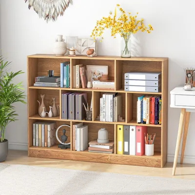 Produktbild von Bücherregal – Regalkasten – Aufbewahrungsschrank – Schrank – Wandregal – 10 Fächer – MDF-Holz – Kippschutz