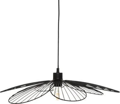 Produktbild von Metall-Hängeleuchte in Blumenform
