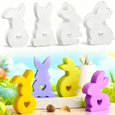 Produktbild von Silikonformen für Osterhasenanhänger