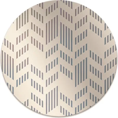 Obrázek produktu pro Kulatá rohožka - Rohožka na židli - Kancelářská rohožka na židli - Kulatý Ø 100 cm - Rohožka na podlahu - Rohožka - Geometrický chodel