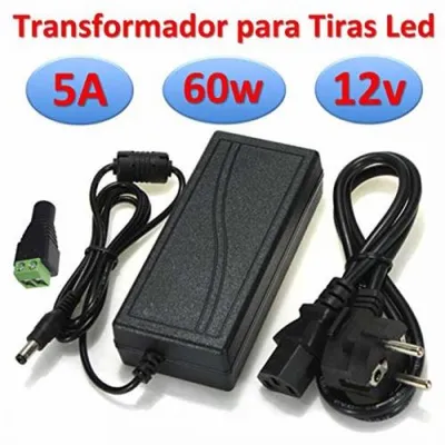 Immagine prodotto di Alimentatore Ahorraluz Nero (12 V, 5 A, 60 W) (Ricondizionato A+)
