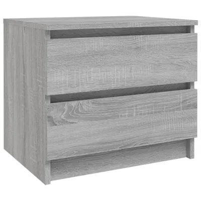 Produktbild von Nachttisch Grau Sonoma 50x39x43,5 cm Holzwerkstoff