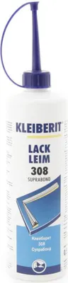 Produktbild von KLEIBERIT 308.0 Vinylkleber für Melamin und lackierte Oberflächen - Flasche 0,5kg - 308.0.8101