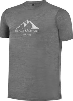 Immagine prodotto di BLACK CREVICE - T-shirt merino da uomo | Colore: Grigio | Taglia: L