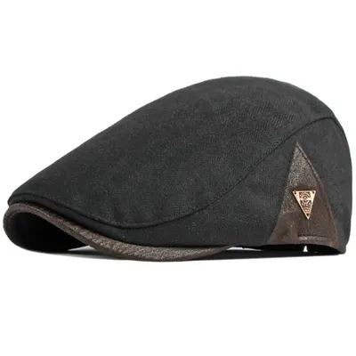 Produktbild von TO-26048 Baskenmütze Schwarz für Herren KP26048