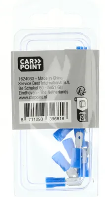 Produktbild von Carpoint Flachstecker Männlich 743 Blau 4,8x0,5mm 10 Stück