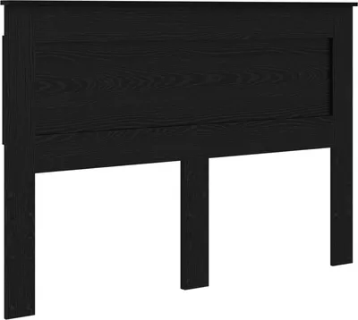 Zdjęcie produktu dla vidaXL Zagłówek z wezgłowiem o wyglądzie czarnego dębu 140 cm materiał drewnopochodny