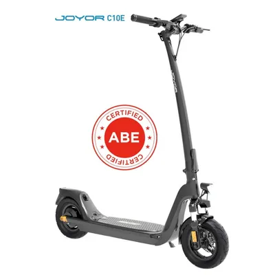 Obrázok produktu pre Elektrický Kolobežka JOYOR C10E - 48V10.4AH Batéria ABE Certifikát 10-palcové Pneumatiky Kotoučové Brzdy - Černá