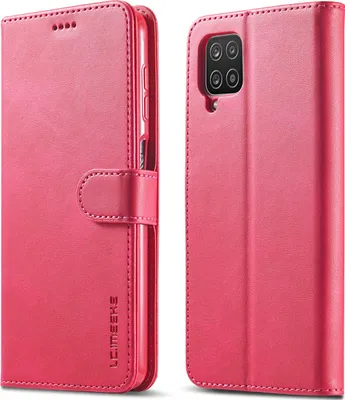 Produktbild von Samsung Galaxy A22 4G Hülle, Klapphüllen Brieftasche Leder Magnetverschluss Ständer Schutzhülle für Galaxy A22 4G Rosa