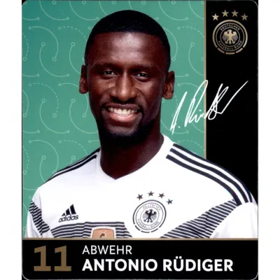 Immagine prodotto di 11 - Antonio Rüdiger - Carta collezionabile REWE WM18