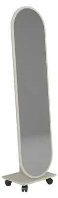 Produktbild von Stilvoller weißer Spiegel Schlafzimmer Standspiegel Steh Jugendzimmer 39x149cm