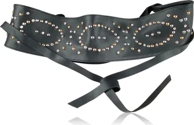 Produktbild von Bindegürtel Laurine mit Nieten und Strass besetzt von collezione alessandro