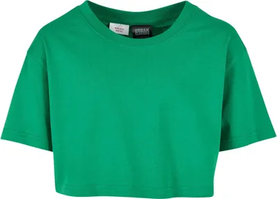 Productafbeelding van Kinder T-shirt Urban Classics Girls Short Kimono Tee, kleur: bodega green, maat: 158/164