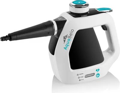 Produktbild von ETA AQUABELO ruční parní čistič ETA126490000, 1000 W, provozní tlak 3 bary, pára za 2-3 minuty, objem nádržky na vodu 220 ml, délka kabelu 5 m