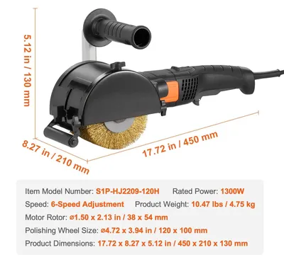 Produktbild von Poliergerät - Poliermaschine - Polierscheiben - Glanzpolieren - Elektrisches Poliermaschinensystem - 1300W