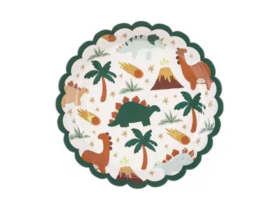 Immagine prodotto di 6 piatti di dinosauro
