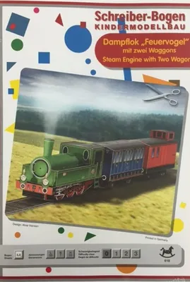 Produktbild von Schreiber-Bogen Kindermodellbau Dampflok Feuervogel