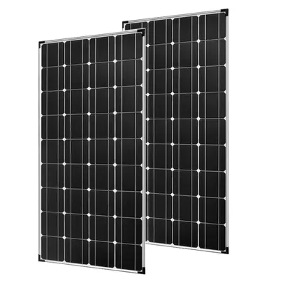 Zdjęcie produktu dla Zestaw monokrystalicznych paneli słonecznych, panele 150W, kontroler 12V/24V, 300W
