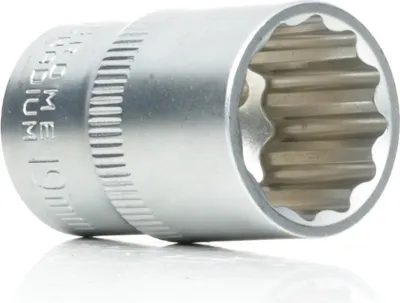 Produktbild von Stecknuss 19 mm für 1/2 Zoll Vierkantantrieb, Zwölfkant, Chrom-Vanadium-Stahl