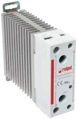 Produktbild von Halbleiterrelais Einphasiges 600V AC 4...32V DC 2616009 Relpol relais