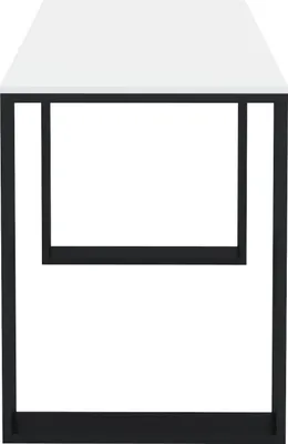 Produktbild von AKKE Weiss LOFT Tisch mit schwarze beine LxBxH: 60x40x75 cm