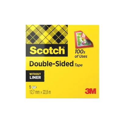 Produktbild von Scotch doppelseitiger Klebefilm 665 x – 22,8 m, 12 mm Breite, 12-er Pack