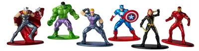 Produktbild von Avengers-Figuren (6 Stück) – Diorama-Set mit Miniatur-Sammelfiguren