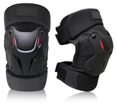 Produktbild von Knieschoner Erwachsene 1 Paar Gelenkdesign Protektoren Motorrad Fahrrad Skateboard