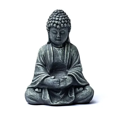Image de Bouddha avec bougeoir - 1020 G ; 20x14x28 Cm paquet de 2 pièces