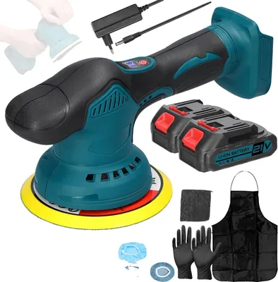 Obrázok produktu pre Akumulátorová leštička do auta, nastaviteľné rýchlostné stupne, ergonomická rukoväť, EÚ