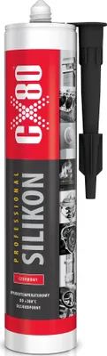 Produktbild von Professionelles rotes Silikon, hochtemperaturbeständig, 310 ml - CX-034