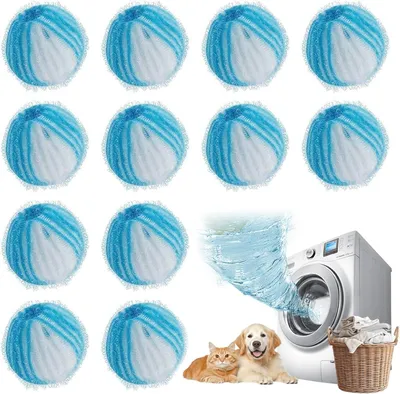 Imagen del producto de Filtros reutilizables para lavadora, 12 unidades, para pelos de mascotas y pelusas