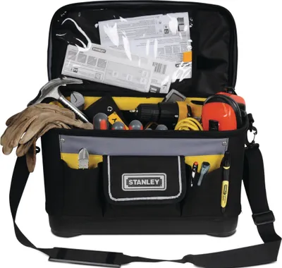 Produktbild von Black & Decker Werkzeugtasche zahlr. Innen- / Außentaschen verstellbar Schultergurt 447x251x262 mm - 1-96-193