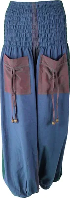 Produktbild von Haremshose - Pluderhose - Aladinhose - Pumphose blau