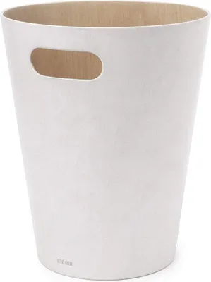 Image de Bacs en bois d'une capacité de 75 litres, en hêtre, blanc naturel