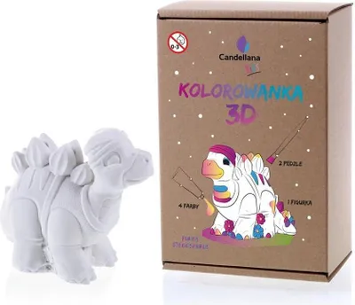 Obrázok produktu pre Figúrka na vymaľovanie - Funny Stegosaurus