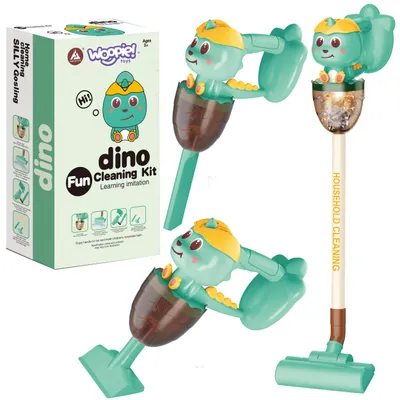 Zdjęcie produktu dla WOOPIE Interaktywny Odkurzacz Dino 3w1 Funkcja Ssania Światło Dźwięk
