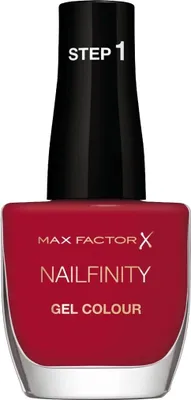Produktbild von Max Factor Nailfinity Gel Colour, 12 ml, Rot, Red Carpet, Färbung, Glanz, Flasche