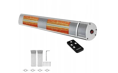 Zdjęcie produktu dla Promiennik srebrny grzejnik 3000W WIFI LED 24h