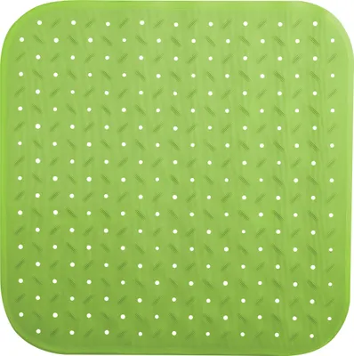 Produktbild von MSV Rutschfeste Dusch-/Badematte Bad - Gummi - lindgrun - 54 x 54 cm