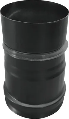 Produktbild von Pellet-Ofenrohr-Verbinder Bertrams Ø 80 mm pulverbeschichtet schwarz