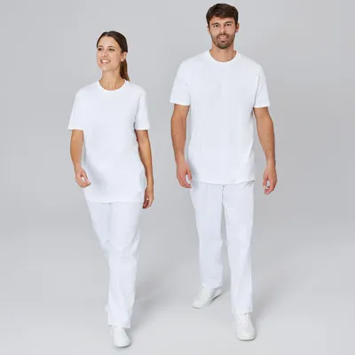 Produktbild von Work-T-Shirt weiß Gr. S : S : weiß : 100% Baumwolle 180 g/m²